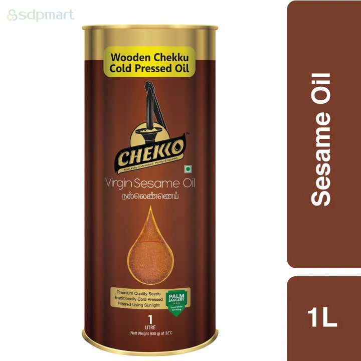 Chekko Virgin Sesame Oil - 1Ltr