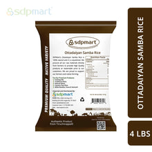 Load image into Gallery viewer, SDPMart&#39;s Premium Ottadaiyan Samba Rice - 4 lbs - SDPMart
