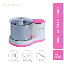 Load image into Gallery viewer, SDPMART Table Top Wet Grinder 2 Lit - Classic
