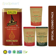 5L Peanut Oil + Turmeric + Coriander + Chilli Powders - SDPMart